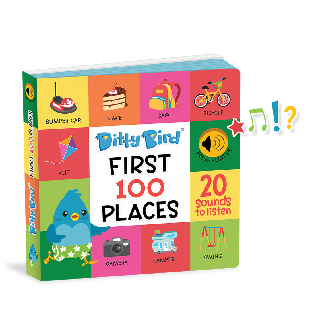 First 100 Places - En Inglés - Ditty Bird