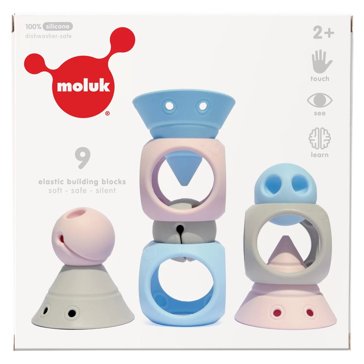 Building Genius Colores Pastel (6 Meses+) - Moluk