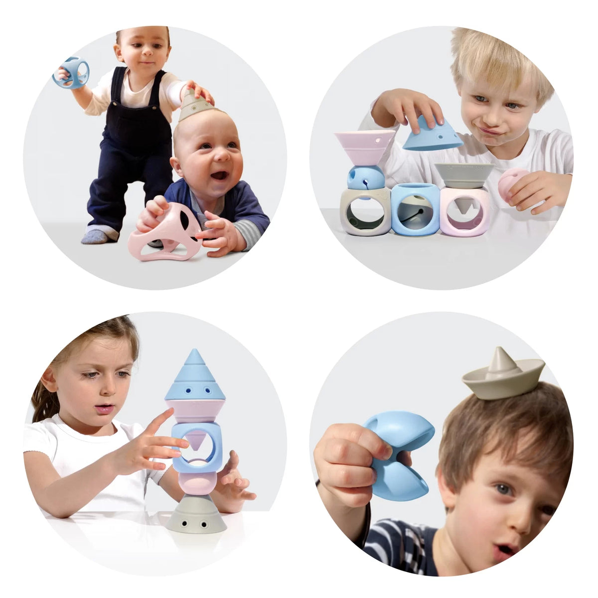 Building Genius Colores Pastel (6 Meses+) - Moluk
