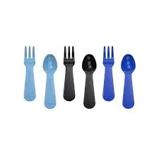 Set Cuchara Tenedor - Azul - Lunch Punch