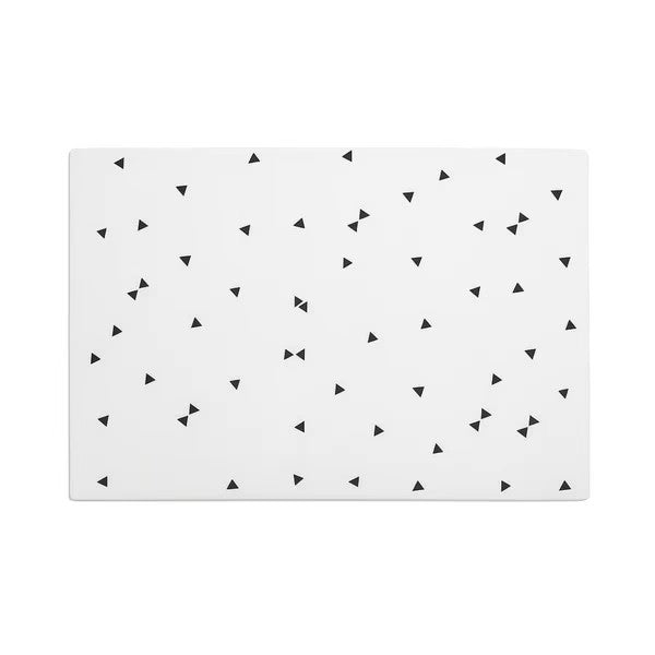 Alfombra - Blanco Triangulos Negro - Parentise