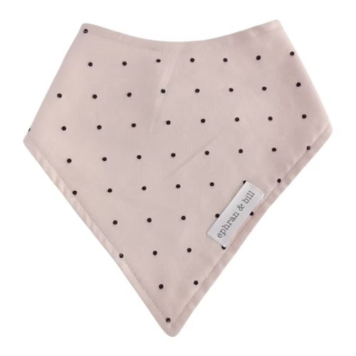 Babero Bandana para Bebé - Polka Rosa - Ephran & Bill