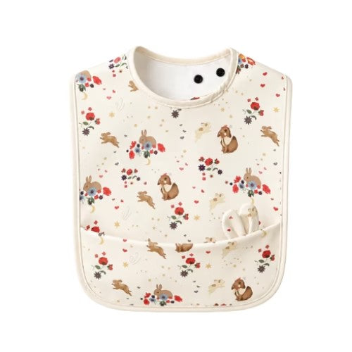 Babero Impermeable - Bunny Blossom - 6 Meses a 3 Años - Parentise
