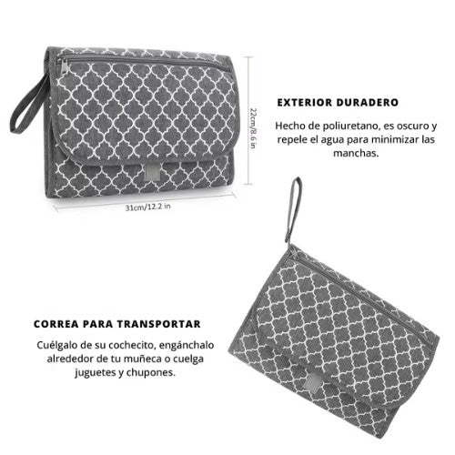Cambiador Impermeable y Portátil - Black - Parentise
