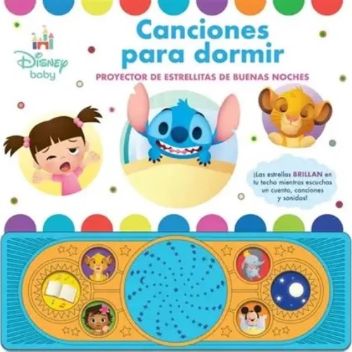 Canciones para Dormir - Disney Baby - Proyector de Estrellas para las Buenas Noches - Eurosur Books