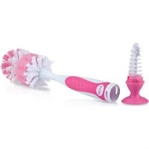 Cepillo con Esponja para Biberón - Rosado - Nuby