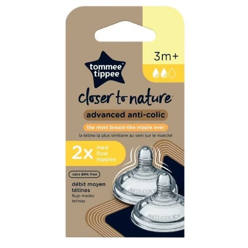 Closer To Nature - Anti Colic - 3m+ - Tommee Tippee