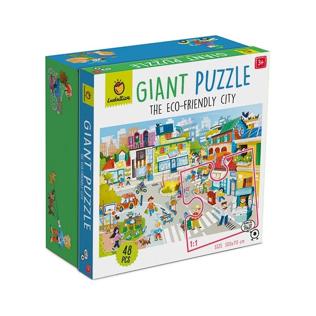Giant Puzzle - Ciudad Ecológica (5 Años+) - Ludattica