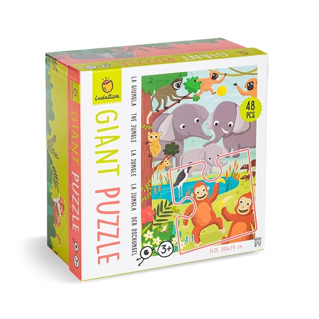 Giant Puzzle - La Jungla (5 Años+) - Ludattica