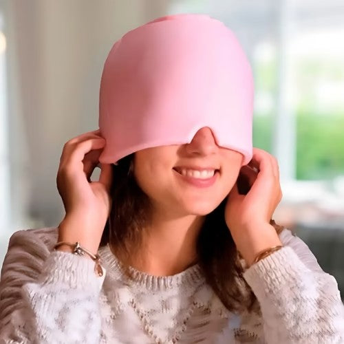 Gorro Terapéutico Relajante Antimigraña - Rosado - Cuenta Ovejas