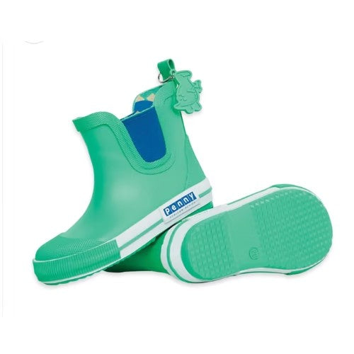 Gumboots Botas de Lluvia - Verde/Azul (Talla 20) - Penny Scallan Design