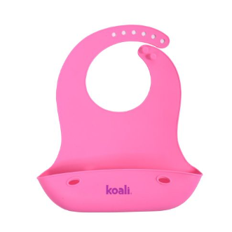 Babero de Silicona - Rosado - Koali