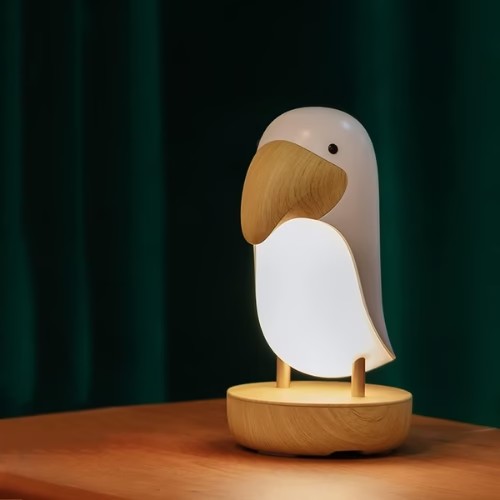 Lampara Toucan Bird Night Light - Rosado - Imagen Casa