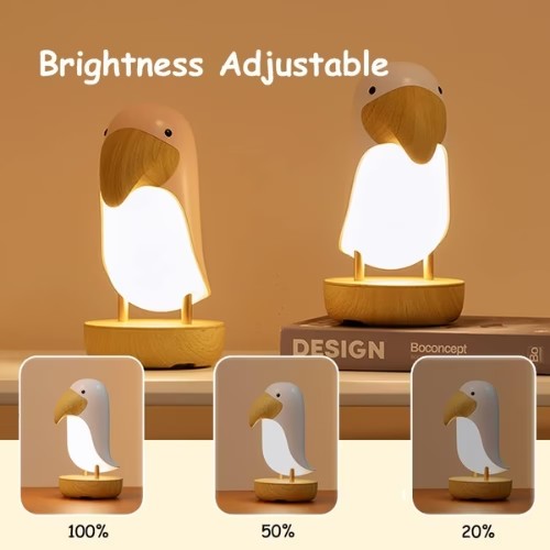 Lampara Toucan Bird Night Light - Rosado - Imagen Casa