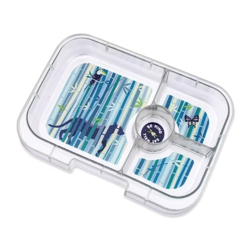 Lonchera Bento Tapas - Azul Feliz - 4 Divisiones - Yumbox
