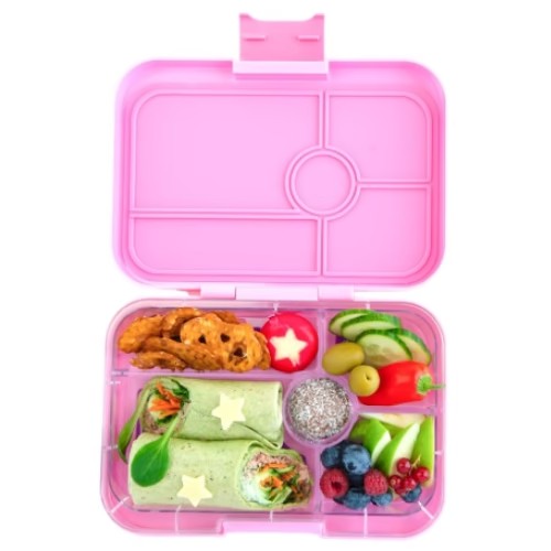 Lonchera Bento Tapas - Rosa Capri - 5 Divisiones - Yumbox