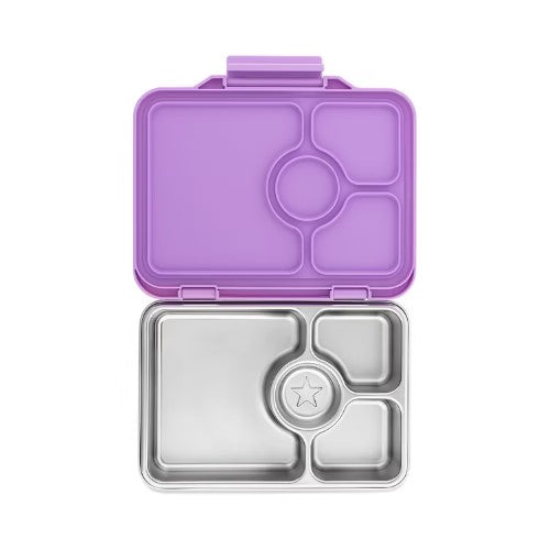 Lonchera de Acero - 4 Divisiones - Lila - Yumbox