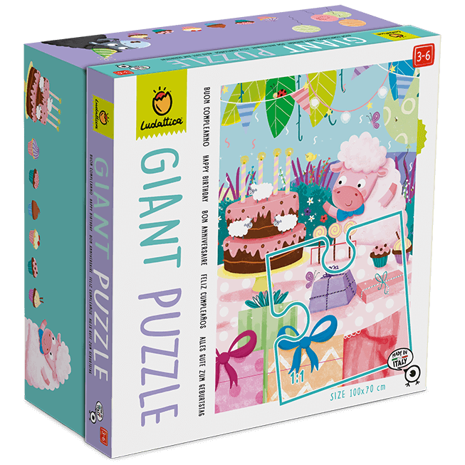 Giant Puzzle - Cumpleaños (5 Años+) - Ludattica