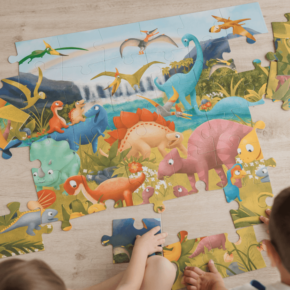Giant Puzzle - Dinos (5 Años+) - Ludattica