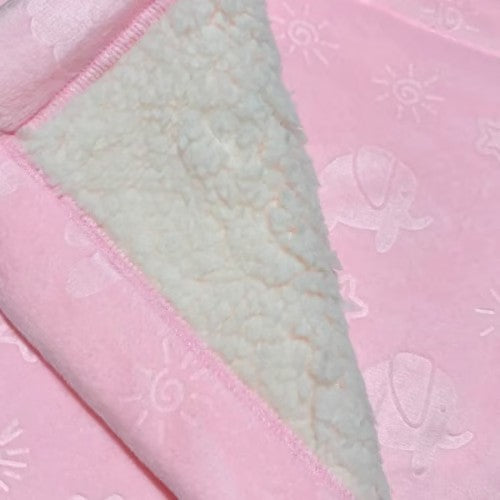 Manta de Invierno Bebé - Pink Carnerito - Wawa Pima