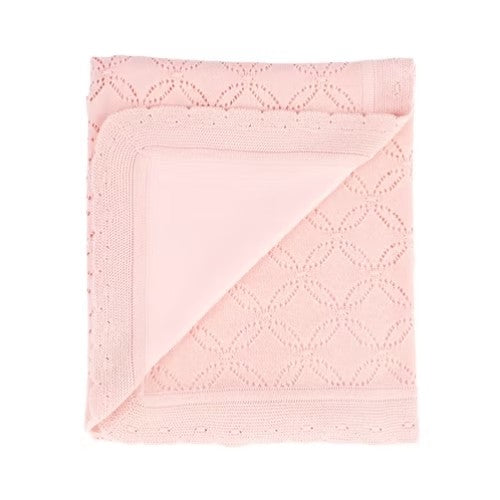 Manta Macarena con Forro 100% Algodón - Palo Rosa - Baby Berry