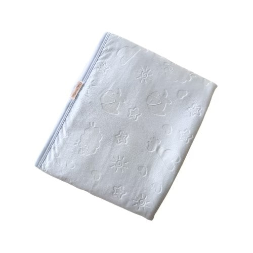 Manta Reversible Plush Bebé - Baby Jiraffe Skyblue - Wawa Pima