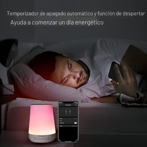 Maquina de Ruido Blanco y Lampara - Entrenador de Sueño - Momcozy
