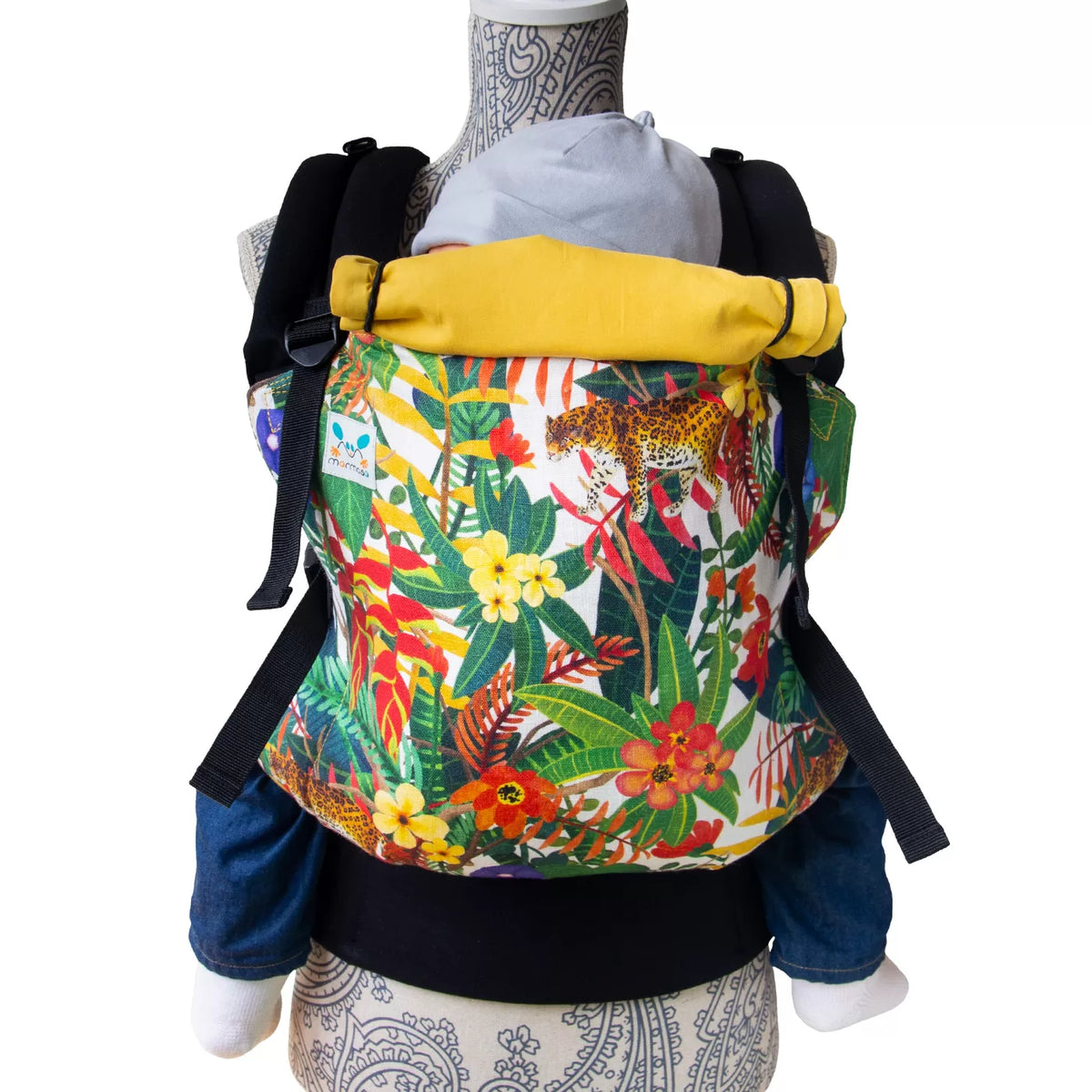 Mochila Ergonómica de Lino - Selva - Marmosa