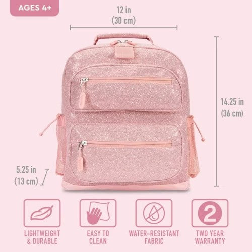 Mochila Escolar - Rosa Glitter - Bentgo