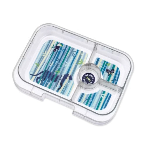 Panino 4 Divisiones - Panther Tray - Aqua - Yumbox