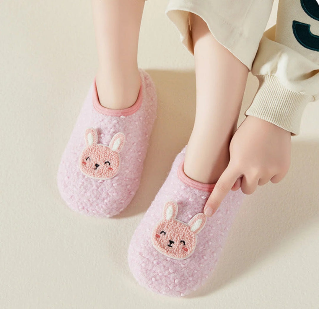 Pantuflas de Invierno - Conejo Rosa - The Baby Spot