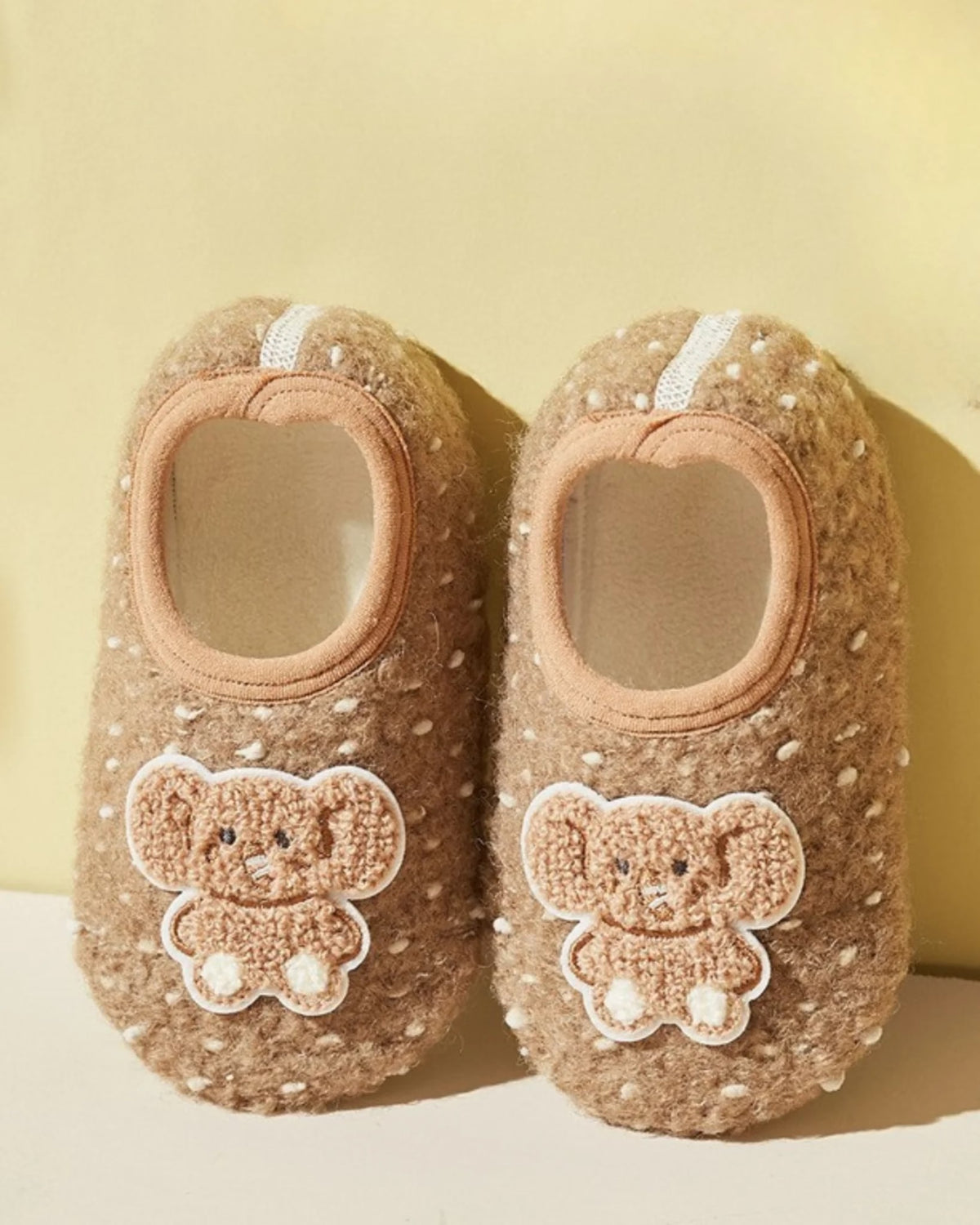 Pantuflas de Invierno - Elefante Marron - The Baby Spot