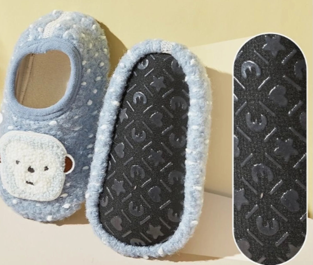 Pantuflas de Invierno - Oveja Celeste - The Baby Spot