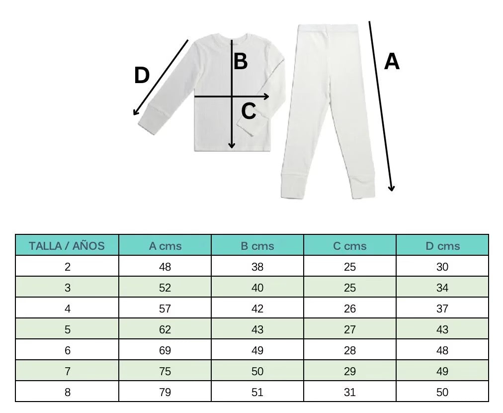 Pijama Algodón Pima - Bocho - Mint Mint