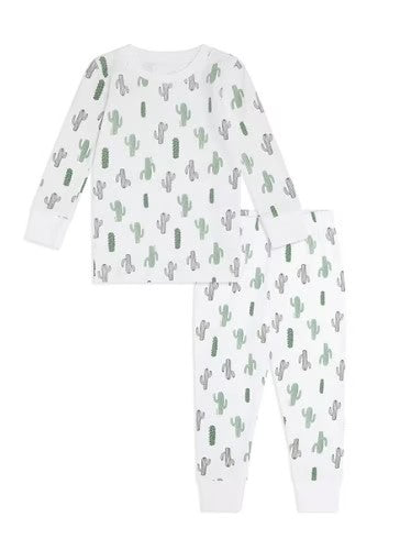 Pijama Algodón Pima - Cactus - Mint Mint