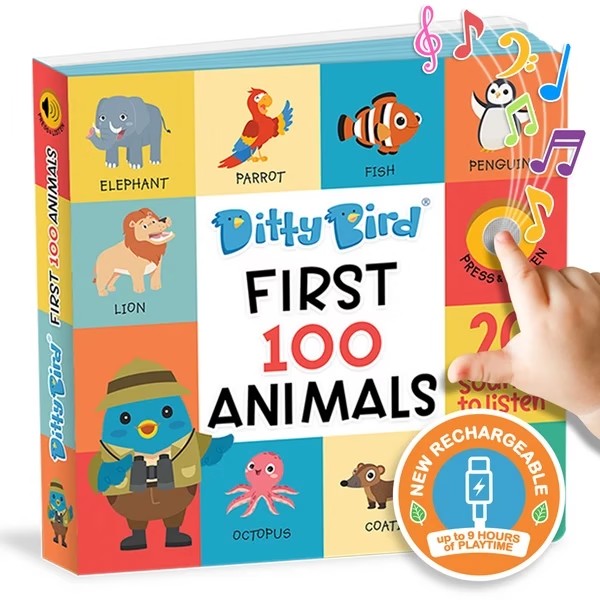 Primeras Palabras - Animales (En Inglés) - Ditty Bird