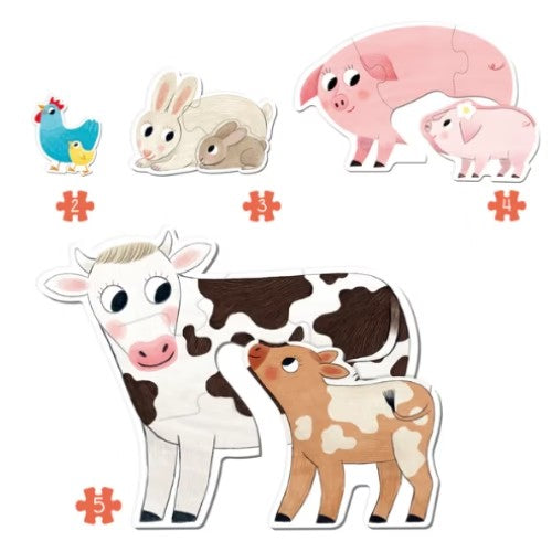 Puzzle XXL - Mums and Baby (2 Años+) - Goula