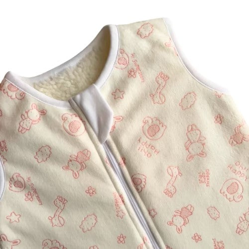 Saco de Dormir Bebé Invierno - Gris Carnerito 0 a 6 Meses - Wawa Pima