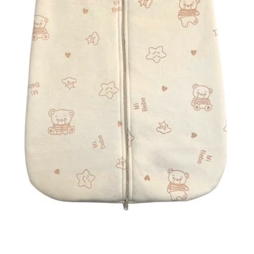 Saco de Dormir - Invierno - Baby Bear Beige (6 a 12 Meses) - Wawa Pima