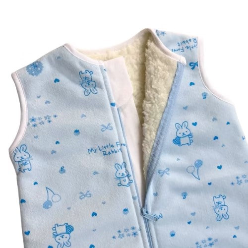 Saco de Dormir - Invierno - Bunny Skyblue Winter (0 a 6 Meses) - Wawa Pima