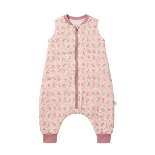 Saquito de Dormir con Piecitos - Pajarito Rosado - 6 a 12 Meses - Giocare