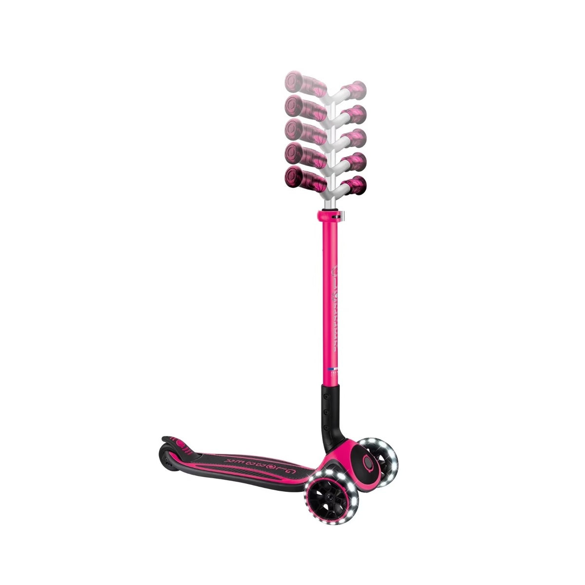 Scooter Ace LED - Fucsia - Globber