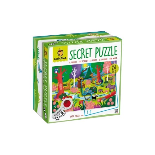 Secret Puzzle - El Bosque (3 Años+) - Ludattica