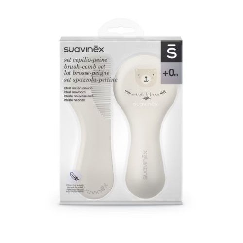 Set de Cepillo y Peine - Wild and Free Beige - Suavinex