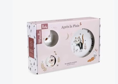 Set de Vajilla de Porcelana - Después de la Lluvia - Moulin Roty