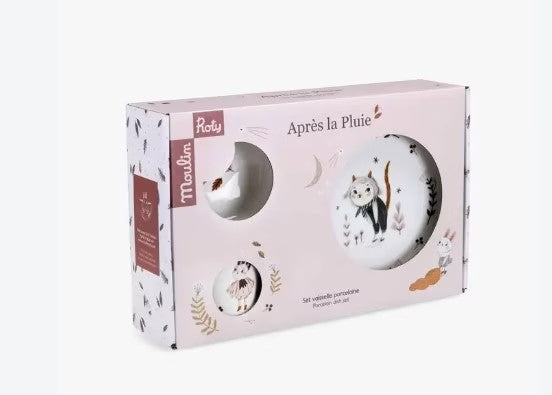 Set de Vajilla de Porcelana - Después de la Lluvia - Moulin Roty