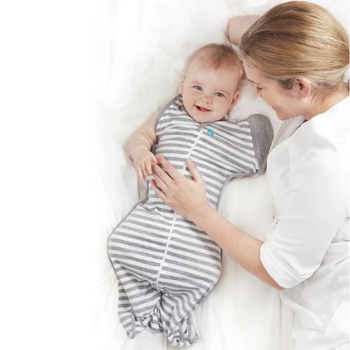 Swaddle - Saco de Dormir Etapa 1 - Gray Stripes (M - 6 a 8.5kg) - Love to Dream