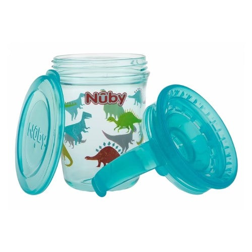Taza de Aprendizaje Mágica de Tritan - Antiderrame - Dinosaurio - Nuby