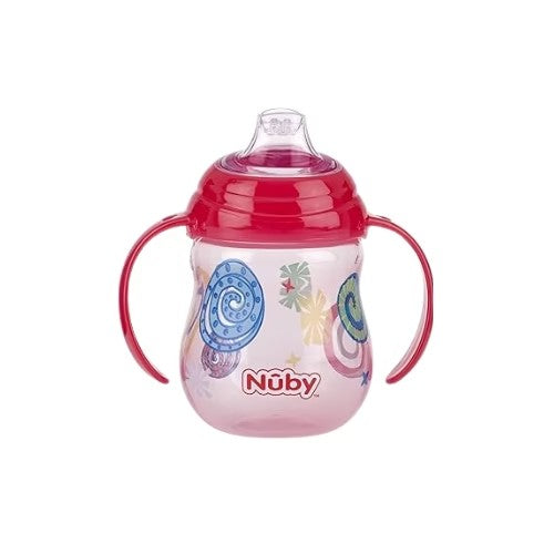 Vasito Entrenador con Boquilla Suave - Rojo 270ml - Nuby