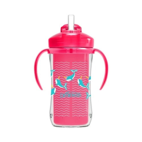 Vaso Térmico con Cañita - Fucsia - Dr. Brown's